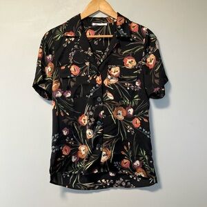 DR2 Floral Black Shirt